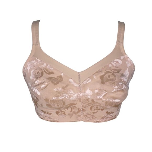 🆕WACOAL Awareness Full Unpadded Wireless Bra 38D Beige Nude #85276 - Picture 7 of 10